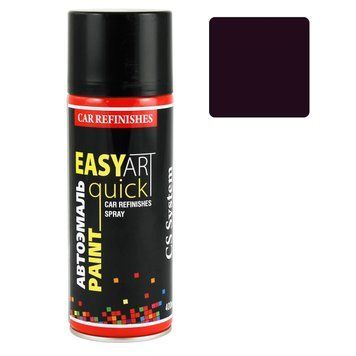 Эмаль автомобильная CS SYSTEM Easy Art Quick Paint 107 Баклажан глянцевая аэрозоль 400 мл CS1107 фото