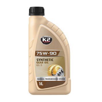 Олива трансмісійна K2 Synthetic Gear Oil GL-5 75W-90 1 л (O5561E) K20924 фото
