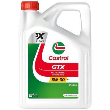 Масло моторное CASTROL GTX C4 5W-30 4 л (15C8AD) 970007 фото