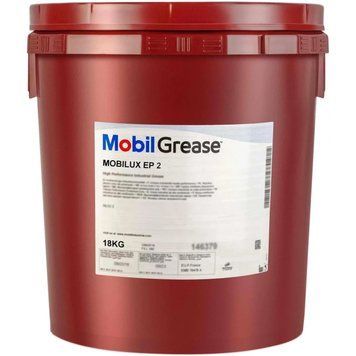 Смазка для подшипников Mobil Mobilux EP 2 пластичная литиевая коричневая 18 кг (143992) 270605 фото