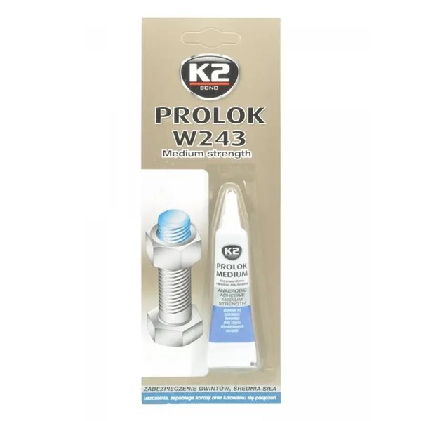Клей-фиксатор для резьбовых соединений K2 Prolok W243 синий 6 мл (B150) K20064 фото