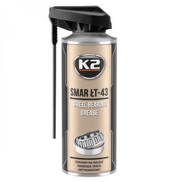 Смазка для подшипников K2 Wheel Bearing жидкая литиевая прозрачная аэрозоль 400 мл (W135) K20421 фото