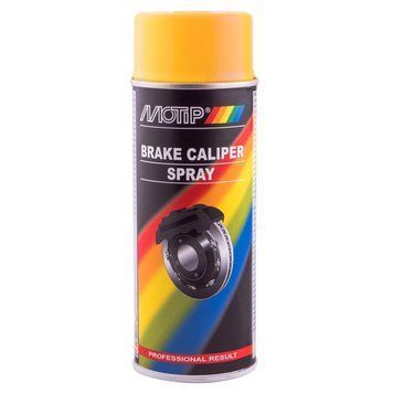 Емаль для супортів та гальмівних барабанів MOTIP Brake Caliper Spray жовта аерозоль 400 мл (04097) MT0121 фото
