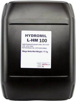 Олива гідравлічна LOTOS Hydromil L-HM 100 17 кг (WH-2L05F30-000) 300556 фото