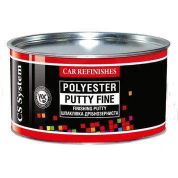 Шпаклевка CS SYSTEM Putty Fine мелкозернистая полиэфирная финишная белая 0,5 кг CS0021 фото