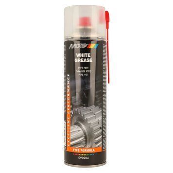 Смазка для подшипников MOTIP White Grease литиево белое аэрозоль 500 мл (090204BS) MT0034 фото