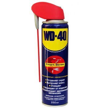 Смазка универсальная WD-40 Smart Straw жидкая минеральная прозрачная аэрозоль 250 мл (124W700050) 090001 фото