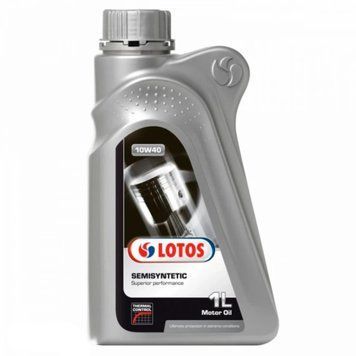 Олива моторна LOTOS Semisynthetic SN/CF 10W-40 1 л (WF-K105K00-0H0) 300499 фото