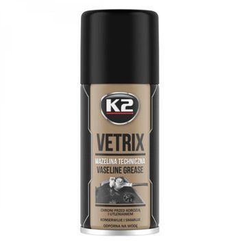 Смазка универсальная K2 Bond Vetrix Vaseline жидкая синтетическая белая аэрозоль 140 мл (B400) K20216 фото