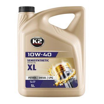 Олива моторна K2 Semisynthetic XL SL/CF 10W-40 5 л (O2045E) K20909 фото