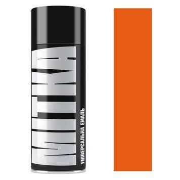 Емаль універсальна MITKA 2004 Помаранчева глянцева аерозоль 400 мл (MI2004) MI2004 фото