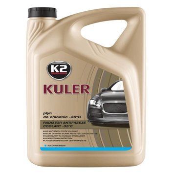 Рідина охолоджуюча K2 Kuler Long Life -35 &deg;C G11 блакитна 5 л (T205N) K20241 фото