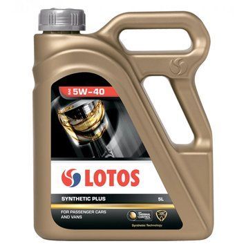 Масло моторное LOTOS Synthetic Plus A3/B4 SN/CF 5W-40 5 л (WF-K502Y00-0H1) 309979 фото