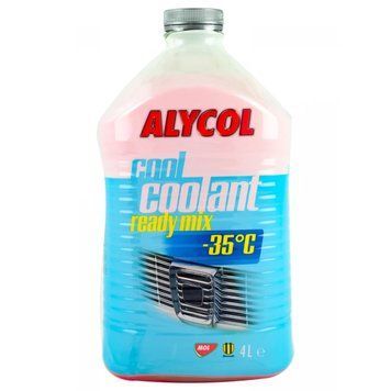 Жидкость охлаждающая MOL Alycol Cool Ready -35 &deg;C розовая 4 л (19010017) 268021 фото