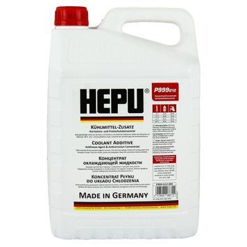 Жидкость охлаждающая HEPU Антифриз G12 красная концентрат 5 л (P999-G12-005) HE0021 фото