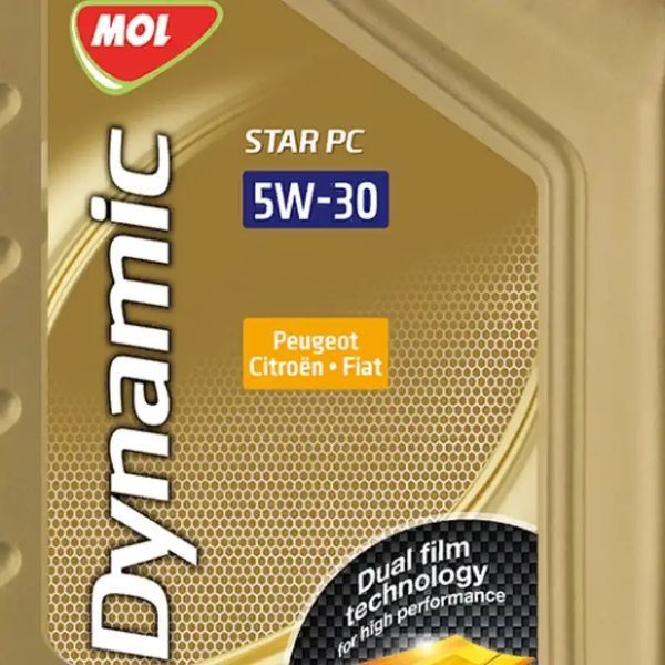 Олива моторна MOL Dynamic Star PC 5W-30 4 л (13301158) 260089 фото